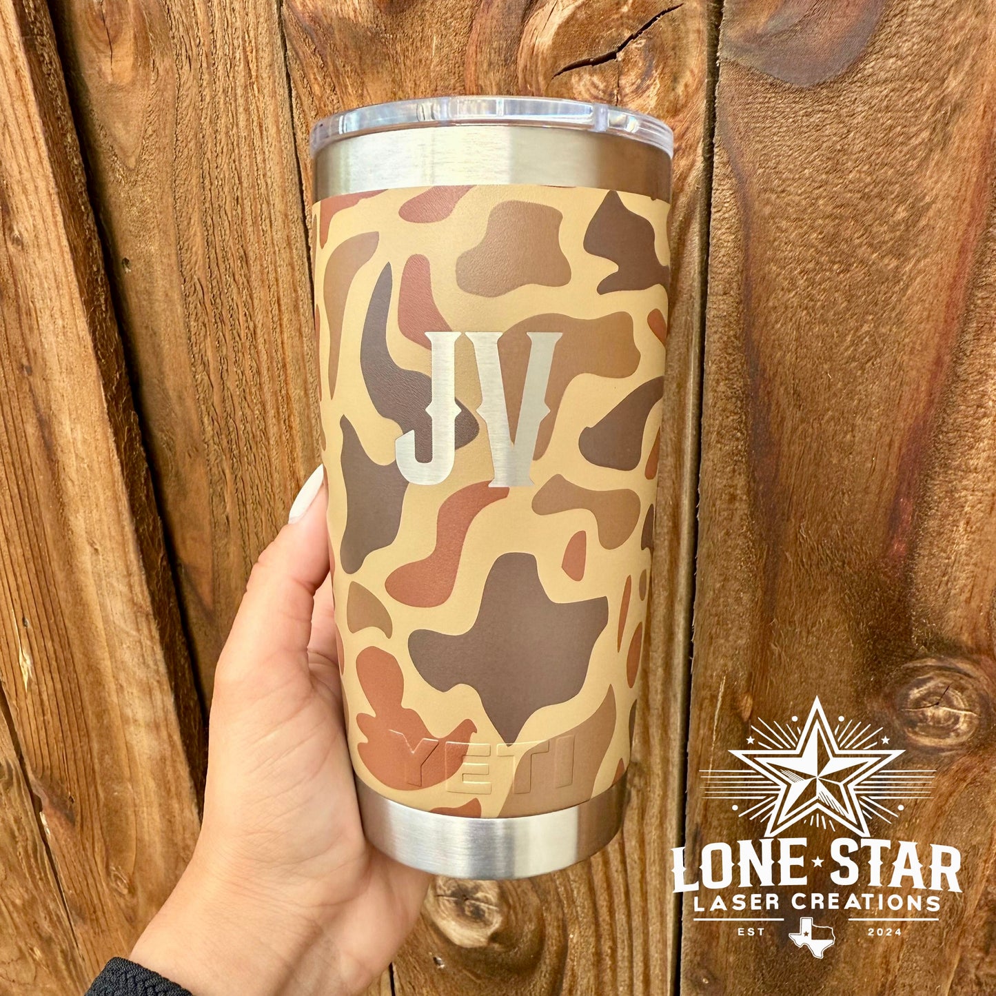 20 oz YETI Tumbler with Laser Enraving