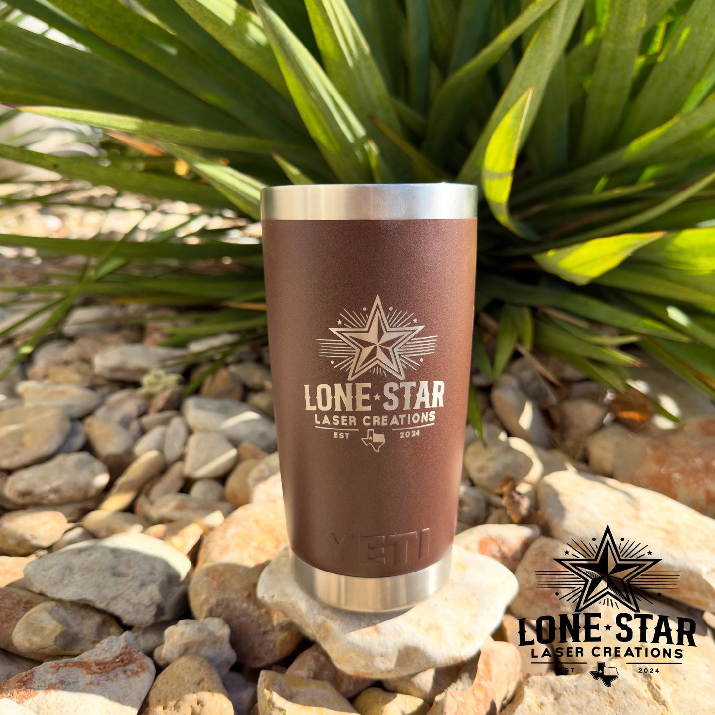 20 oz YETI Tumbler with Laser Enraving