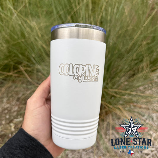 20 oz Polar Camel Tumbler with Laser Enraving