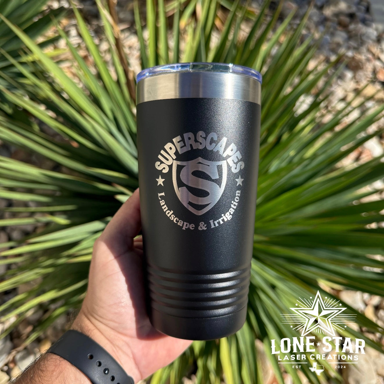 20 oz Polar Camel Tumbler with Laser Enraving